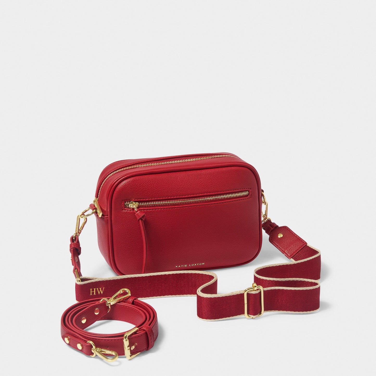 Katie Loxton Hallie Crossbody Bag Garnet Red