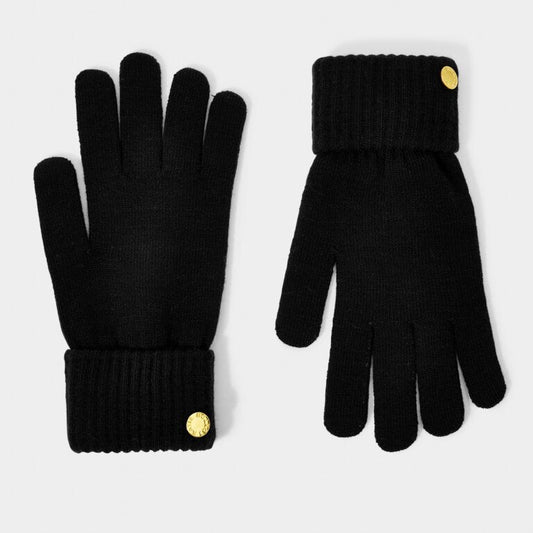 Katie Loxton Knitted Gloves Black