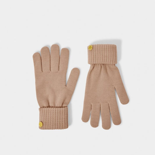 Katie Loxton Knitted Gloves Soft Tan