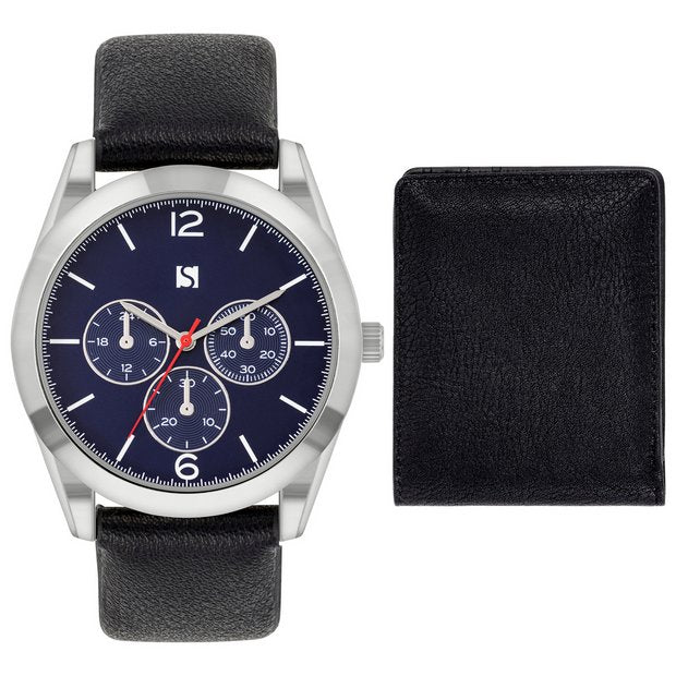 Spirit Lux Watch and Wallet Set Black