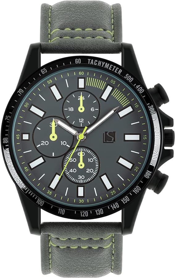 Spirit Mens Analogue Watch Green