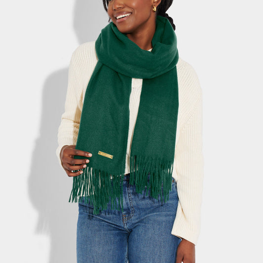 Katie Loxton Blanket Scarf Emerald Green