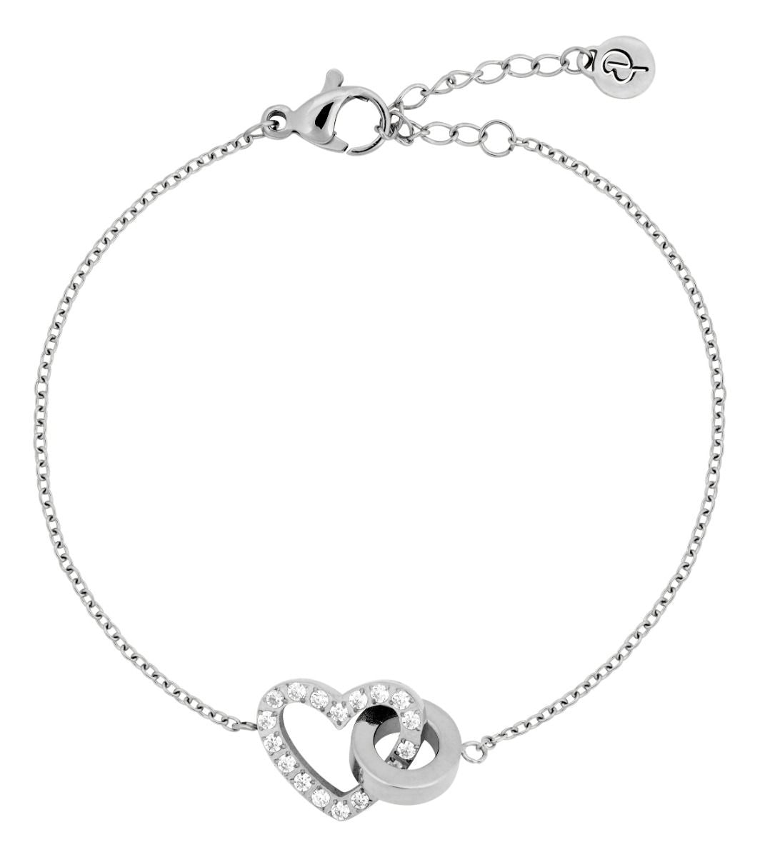 Eternal Heart Bracelet Silver