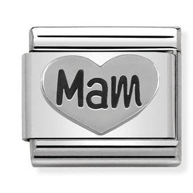 330101/15 Classic OXIDIZED,S/Steel, silver MAM Heart