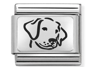 330109/06 CLASSIC SILVER OXIDIZED DOG