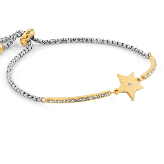 Milleluci Bracelet, Steel CZ, Gold Colour STAR 028006/023