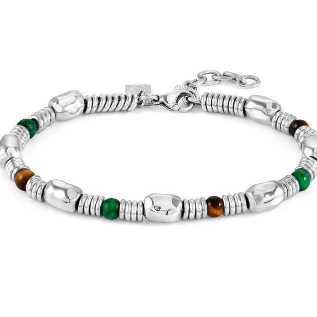 INSTINCT bracelet, S/Steel & Stones,LGE.MIX 2 027923/062