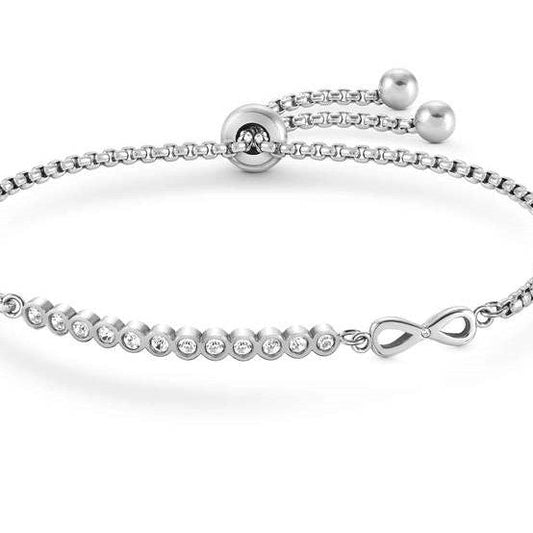 MILLELUCI bracelet,S/Steel,CZ.Infinity 028008/024