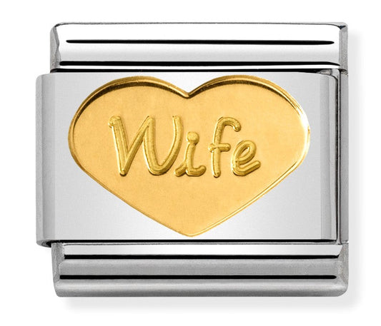 030162/42 Classic bonded yellow Gold Heart Wife