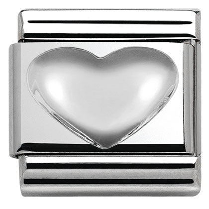 330106/01 Classic SYMBOLS in st.steel and sterling silver Heart