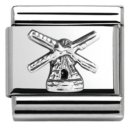 330105/21 Classic MONUMENTS RELIEF, silver 925 Windmill